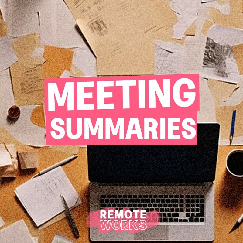 How To Write The Perfect Meeting Summary With Templates And Examples